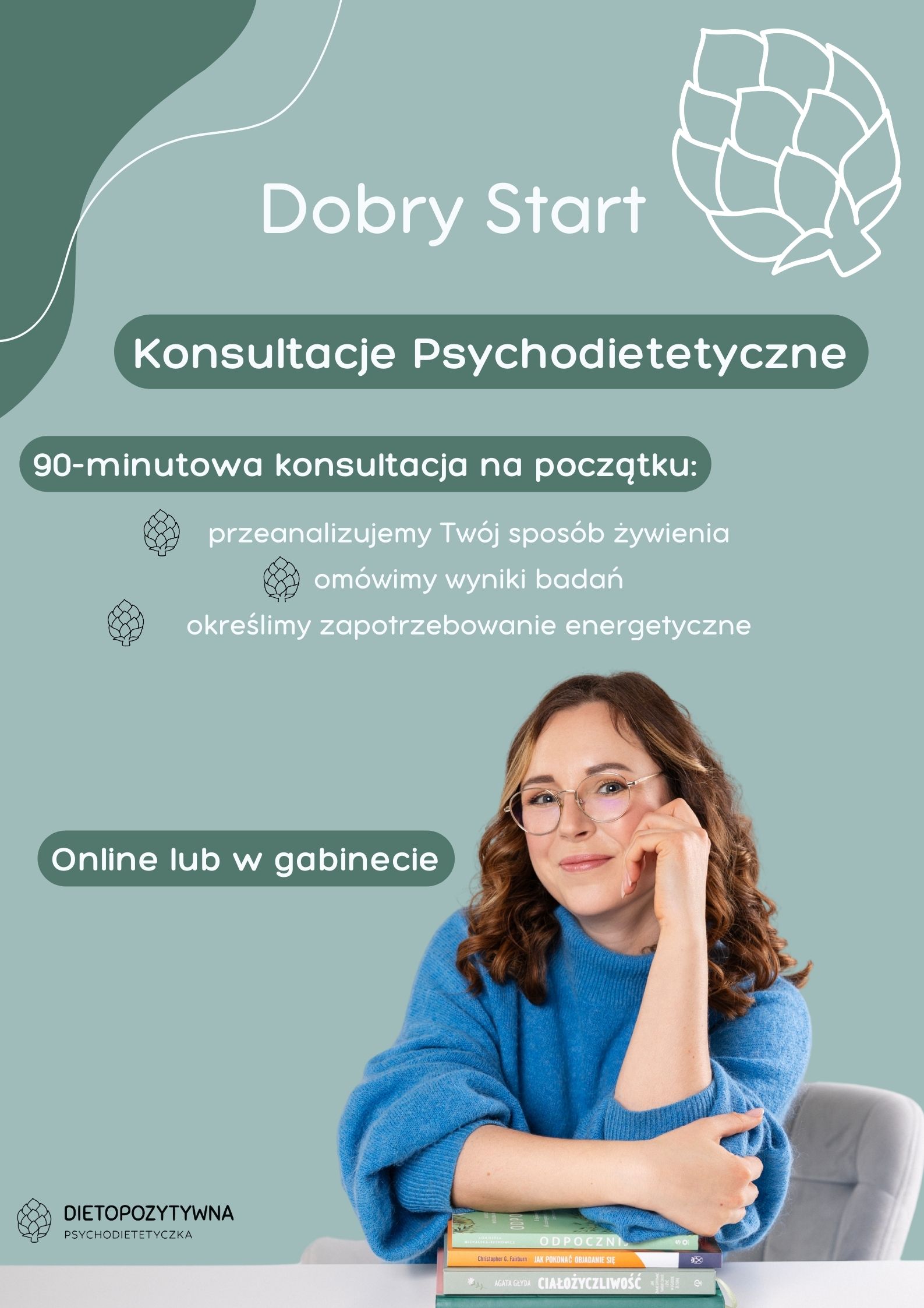 Dobry start- pakiet miesięcznej współpracy psychodietetycznej.