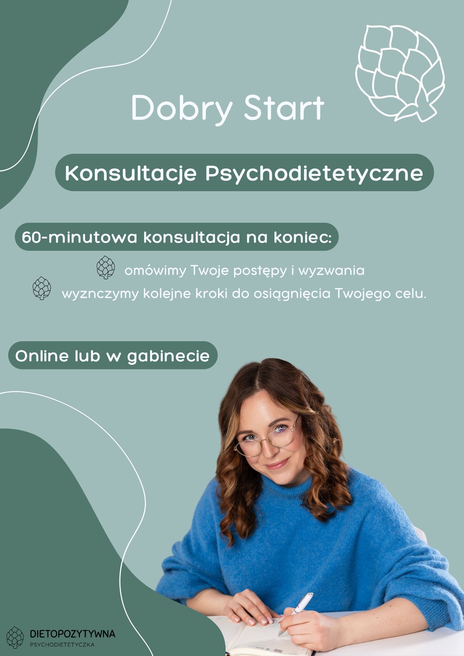 Dobry start- pakiet miesięcznej współpracy psychodietetycznej.